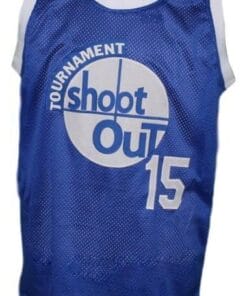 Alternative view of Thomas Shep Shepard Tournament Shoot Out Basketball Jersey New Blue