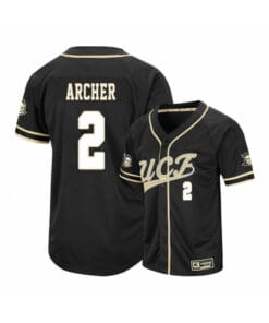 UCF Knights 2 Matt Archer Black College Baseball Jersey