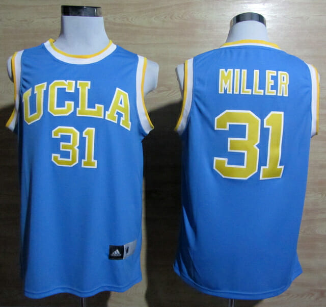 UCLA Bruins #31 Miller NCAA Basketball Jersey Blue