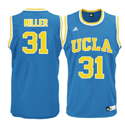 UCLA Bruins #31 Reggie Miller NCAA Basketball Jersey Blue