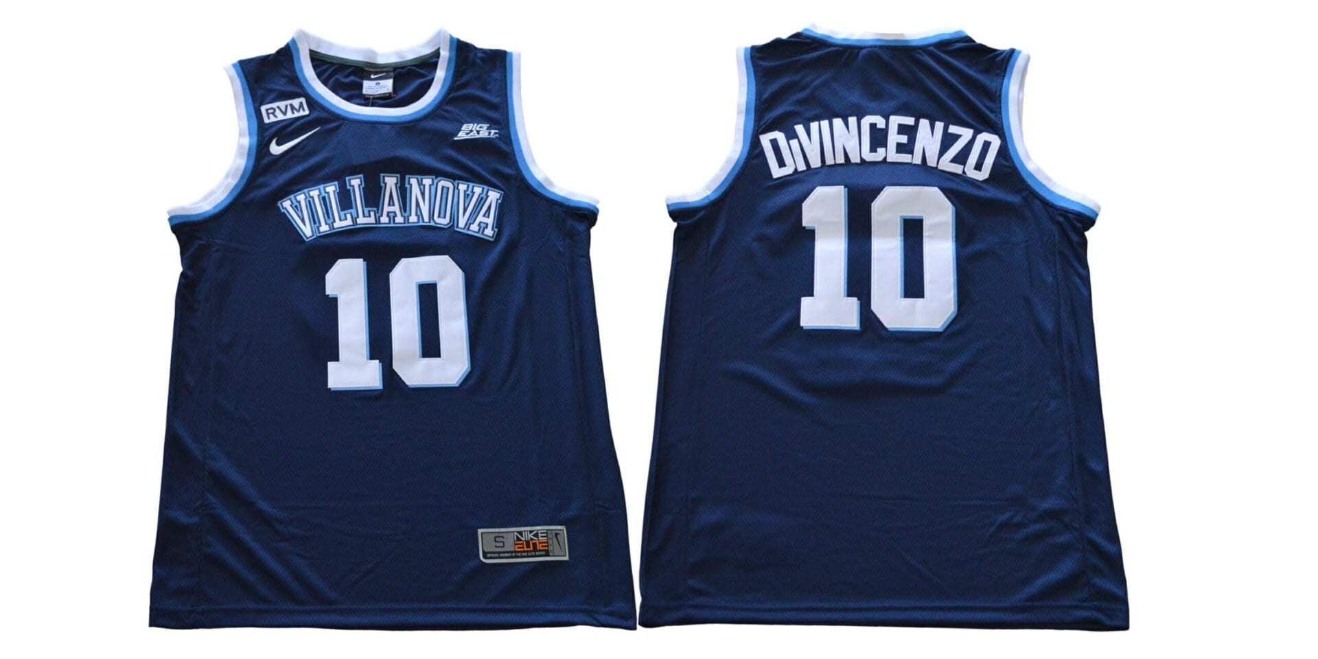 Villanova Wildcats #10 DIVINCENZO NCAA Basketball Jersey Dark Blue