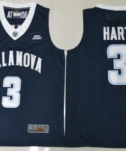 Villanova Wildcats #3 Josh Hart NCAA Basketball Jersey Dark Blue
