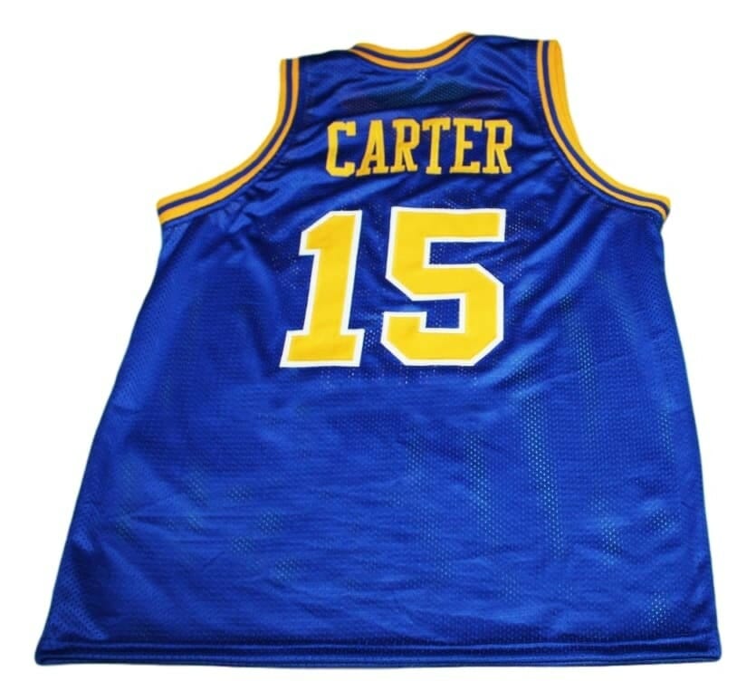 Vince Carter #15 Mainland Bucs Basketball Jersey Blue