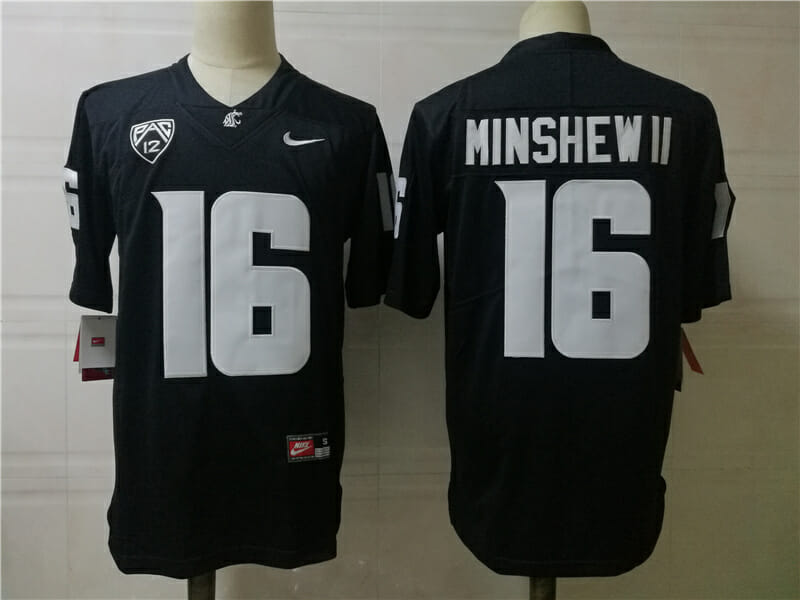 Gardner Minshew Jersey Washington State Cougars #16 College Football Jersey