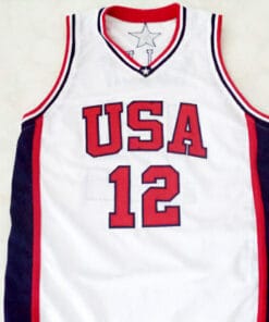 Alternative view of Ray Allen #12 Team USA Basketball Jersey White