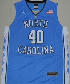 North Carolina Tar Heels #40 Harrison Barnes NCAA Basketball Jersey Blue