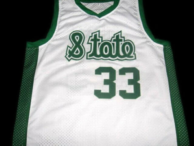 Magic Johnson #33 Michigan State Basketball Jersey White - Image 2