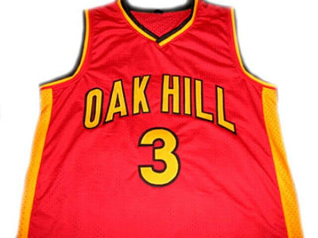 Brandon Jennings #3 Oak Hill High School Basketball Jersey Red - Image 2
