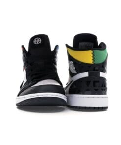 Air Jordan 1 Mid Quai54 Red Yellow (2019)