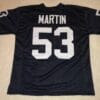 UNSIGNED CUSTOM Sewn Stitched Rod Martin Black Jersey