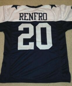 UNSIGNED CUSTOM Sewn Stitched Mel Renfro Thanksgiving Jersey