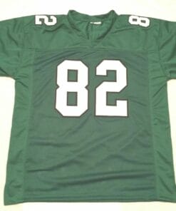 UNSIGNED CUSTOM Sewn Stitched Mike Quick Green Jersey