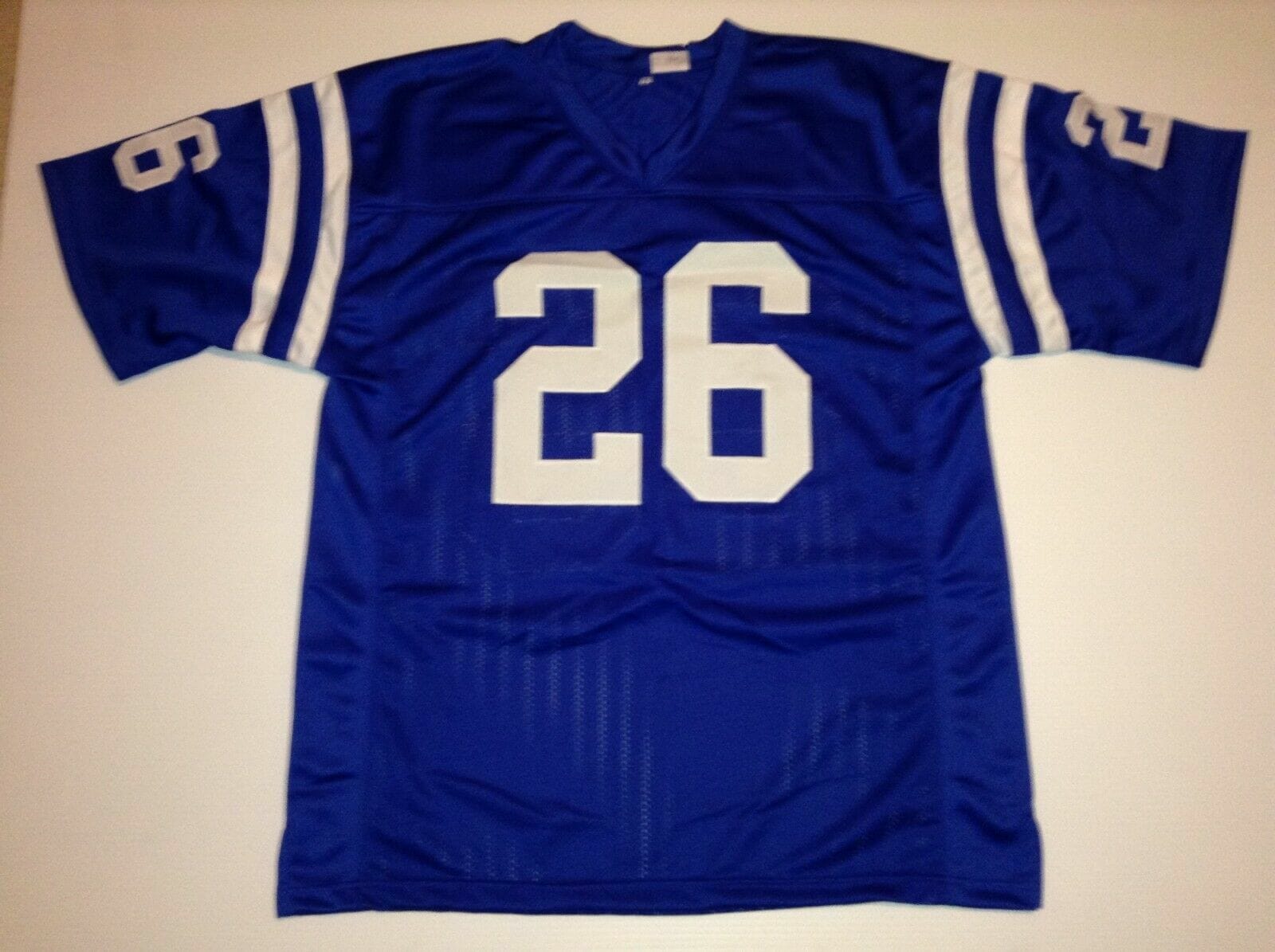 UNSIGNED CUSTOM Sewn Stitched Lydell Mitchell Blue Jersey