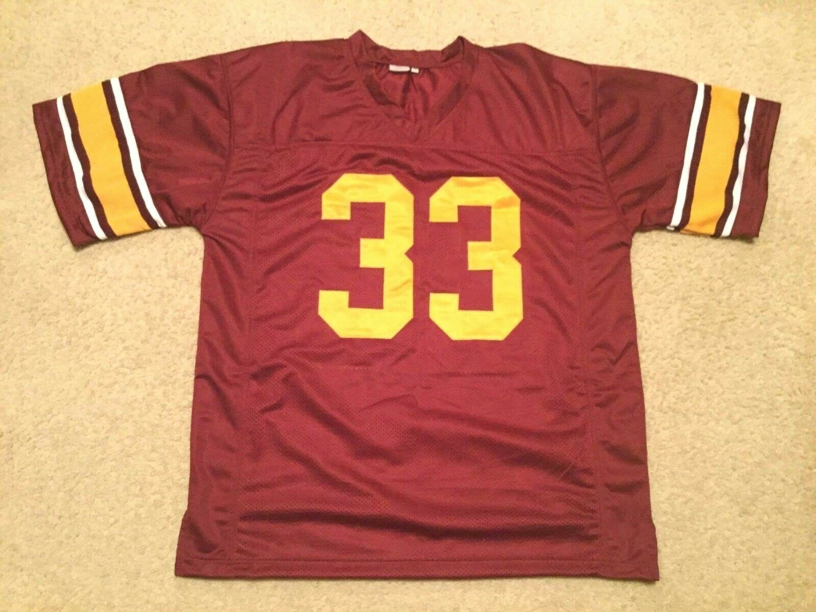 UNSIGNED CUSTOM Sewn Stitched Marcus Allen Cardinal Color Jersey