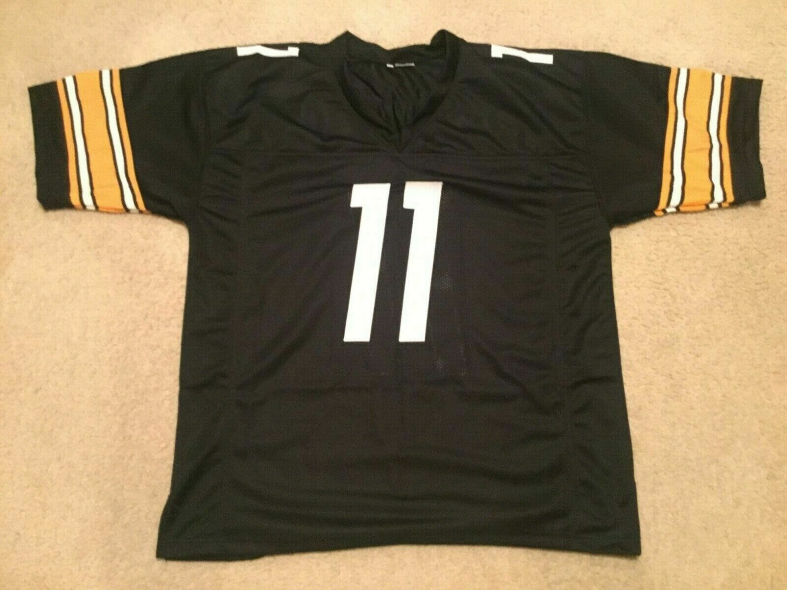 UNSIGNED CUSTOM Sewn Stitched Chase Claypool Black Jersey - Image 2
