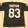 UNSIGNED CUSTOM Sewn Stitched Ben Davidson Black Jersey