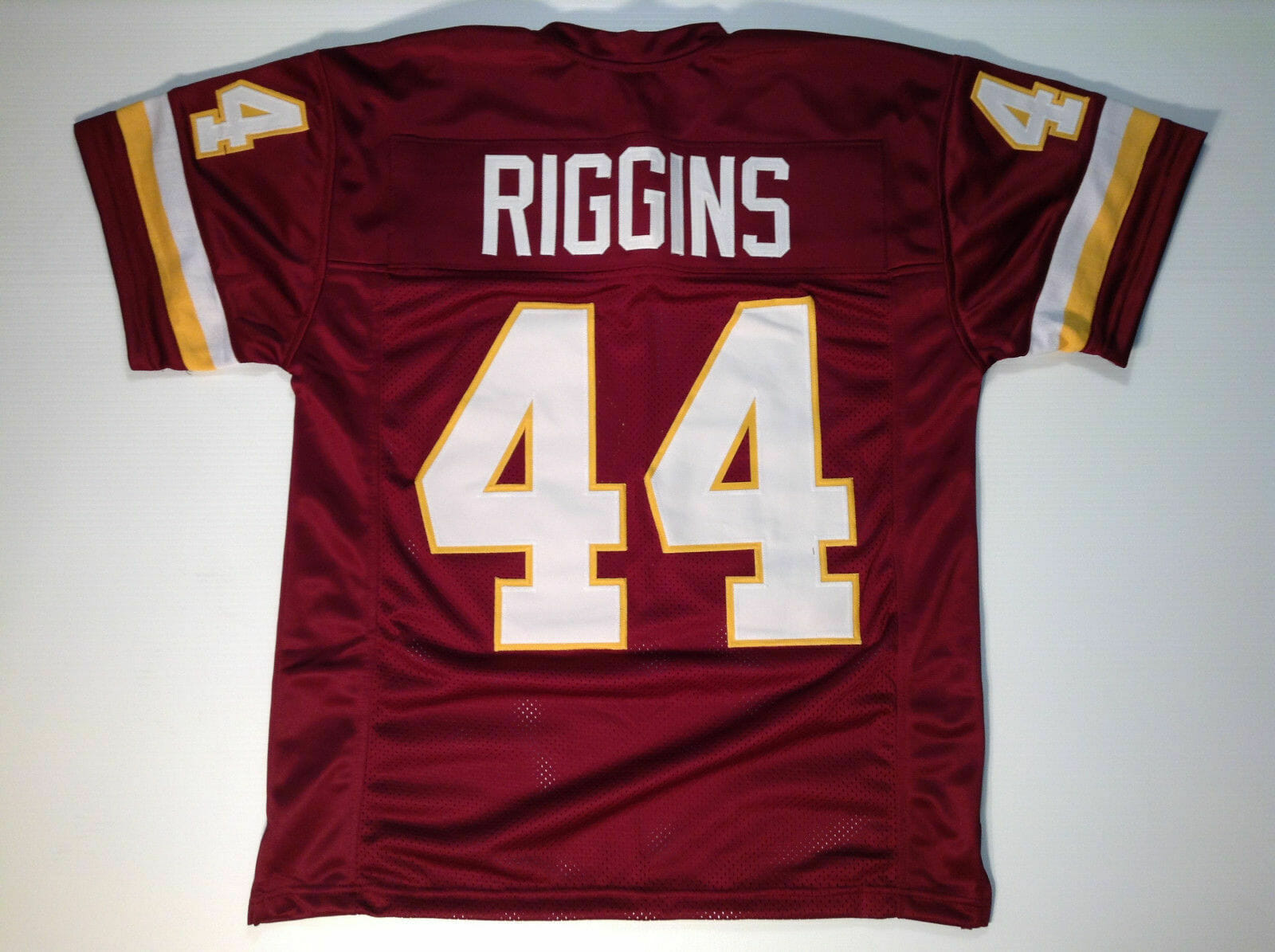 UNSIGNED CUSTOM Sewn Stitched John Riggins Burgundy Jersey
