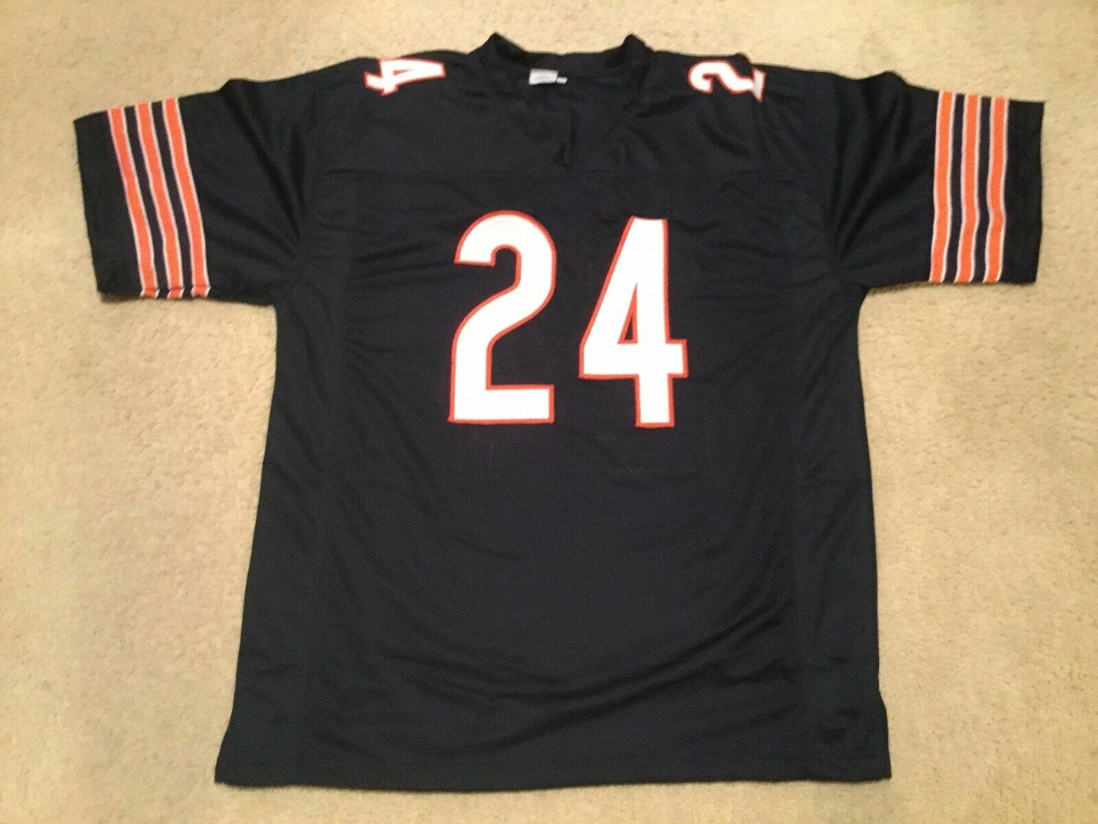 UNSIGNED CUSTOM Sewn Stitched Jordan Howard Blue Jersey
