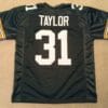 UNSIGNED CUSTOM Sewn Stitched Jim Taylor Green Jersey