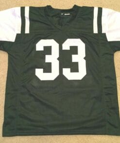 Alternative view of UNSIGNED CUSTOM Sewn Stitched Jamal Adams Old Style Green Jersey