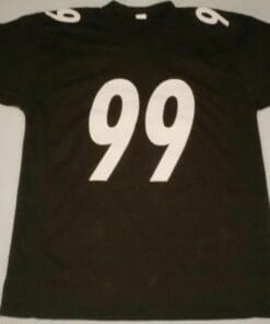 UNSIGNED CUSTOM Sewn Stitched Brett Keisel Black Jersey