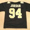 UNSIGNED CUSTOM Sewn Stitched Cameron Jordan Black Jersey