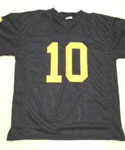 UNSIGNED CUSTOM Sewn Stitched Tom Brady Blue Jersey
