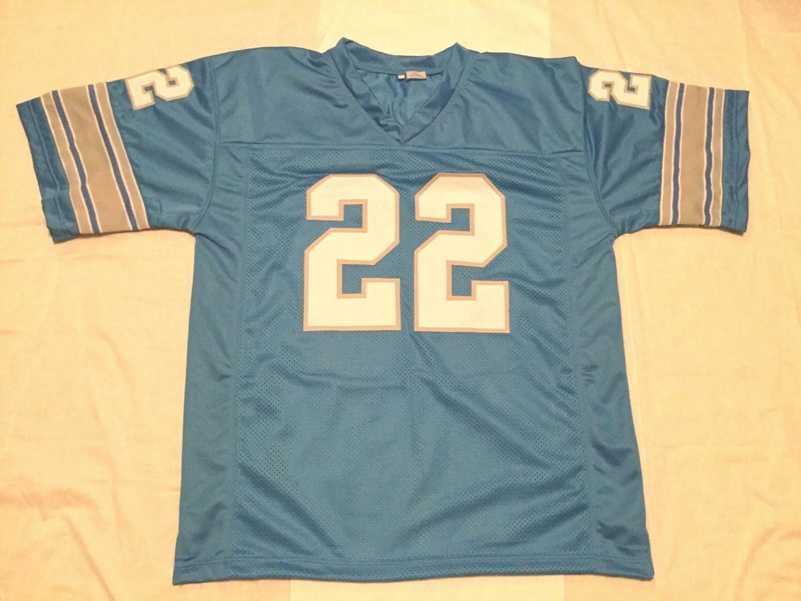 UNSIGNED CUSTOM Sewn Stitched Bobby Layne Blue Jersey