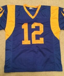 UNSIGNED CUSTOM Sewn Stitched Brandin Cooks Blue Jersey