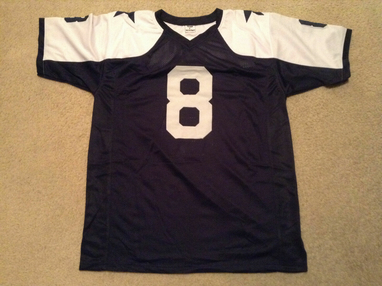 UNSIGNED CUSTOM Sewn Stitched Troy Aikman Thanksgiving Jersey