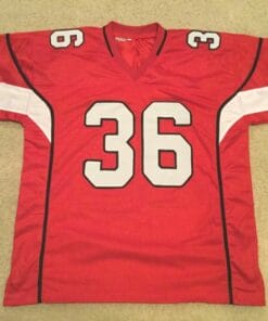UNSIGNED CUSTOM Sewn Stitched Budda Baker Red Jersey