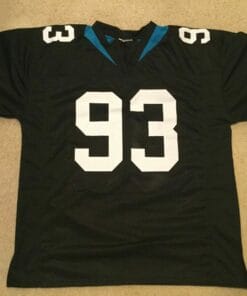 UNSIGNED CUSTOM Sewn Stitched Calais Campbell Black ERROR Jersey