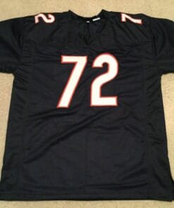UNSIGNED CUSTOM Sewn Stitched William Perry Fridge Blue Jersey