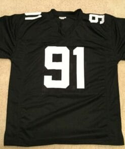 UNSIGNED CUSTOM Sewn Stitched Yannick Ngakoue Black Jersey