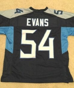 UNSIGNED CUSTOM Sewn Stitched Rashaan Evans Blue Jersey