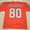 UNSIGNED CUSTOM Sewn Stitched Rick Upchurch Orange Jersey