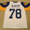 UNSIGNED CUSTOM Sewn Stitched Jackie Slater White Jersey