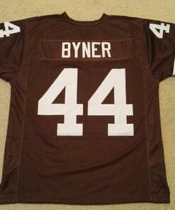 UNSIGNED CUSTOM Sewn Stitched Earnest Byner Brown Jersey