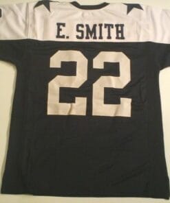UNSIGNED CUSTOM Sewn Stitched Emmitt Smith Thanksgiving Jersey