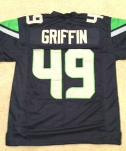 UNSIGNED CUSTOM Sewn Stitched Shaquem Griffin Blue Jersey