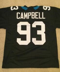 UNSIGNED CUSTOM Sewn Stitched Calais Campbell Black ERROR Jersey