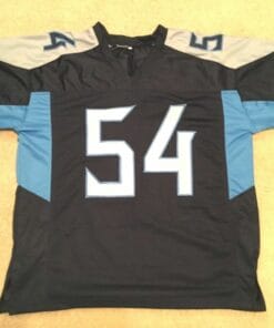 UNSIGNED CUSTOM Sewn Stitched Rashaan Evans Blue Jersey