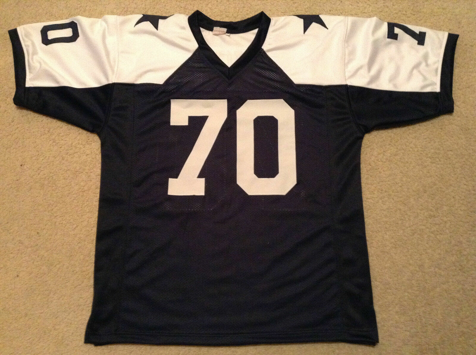 UNSIGNED CUSTOM Sewn Stitched Rayfield Wright Thanksgving Jersey