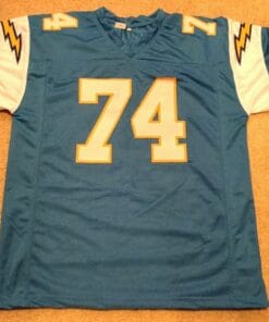 UNSIGNED CUSTOM Sewn Stitched Ron Mix Powder Blue Jersey