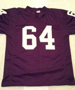UNSIGNED CUSTOM Sewn Stitched Randall McDaniel Purple Jersey