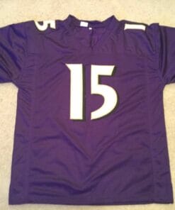 UNSIGNED CUSTOM Sewn Stitched Michael Crabtree Purple Jersey