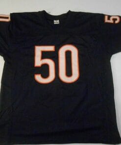 UNSIGNED CUSTOM Sewn Stitched Mike Singletary Blue Jersey