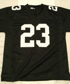 UNSIGNED CUSTOM Sewn Stitched Mike Wagner Black Jersey