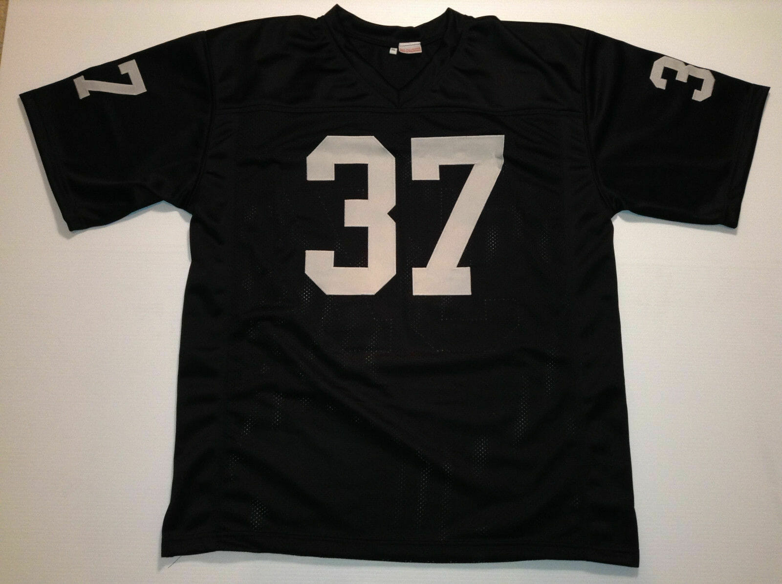UNSIGNED CUSTOM Sewn Stitched Lester Hayes Black Jersey