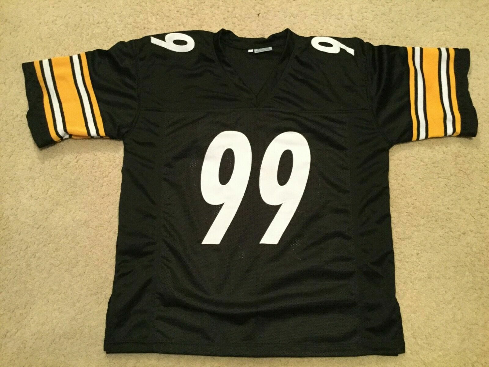 UNSIGNED CUSTOM Sewn Stitched Levon Kirkland New Style Black Jersey